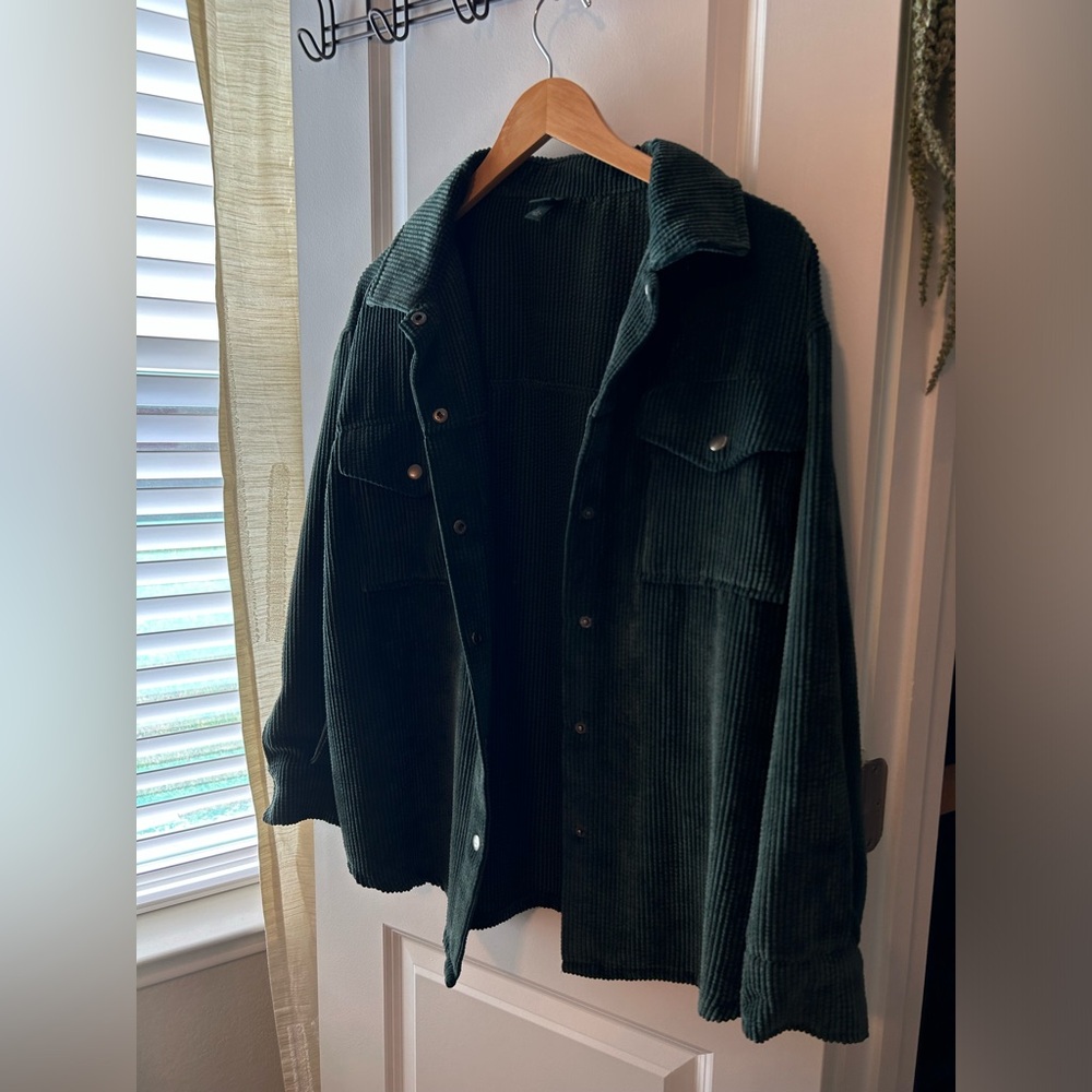 GREEN CORDUROY JACKET